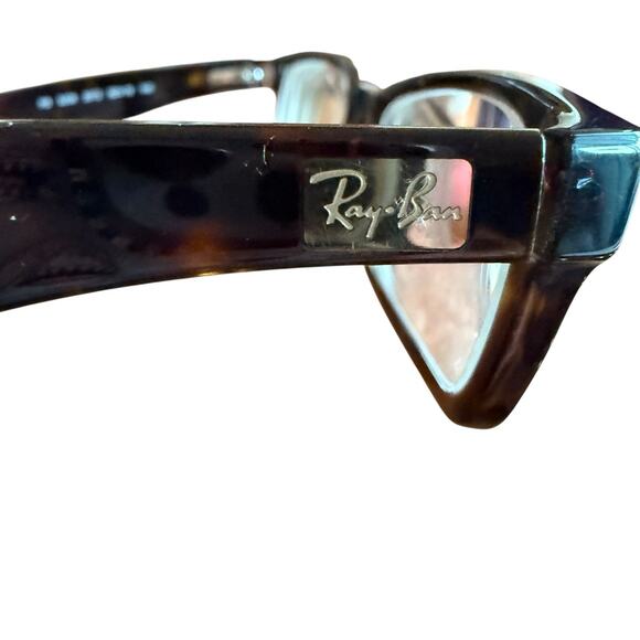 Ray-Ban RB5279 Unisex Eyeglass Frames 52-18-140 Polished‎ Black Rectangle - Picture 7 of 9